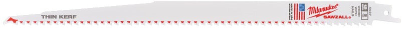 Milwaukee THIN KERF sloopzaagbladen voor hout met spijkers THIN KERF 300 mm - 50 stuks - 48016037