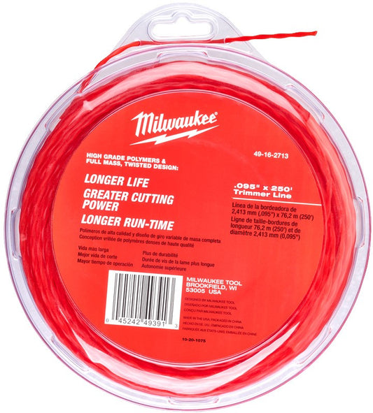 Milwaukee Accessoires voor graskantsnijder Trimmerdraad 2,4 mm x 76 m - 1 st - 49162713