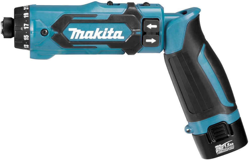 Makita DF012DSE 7,2 V Präzisions-Stiftschraubendreher im Koffer