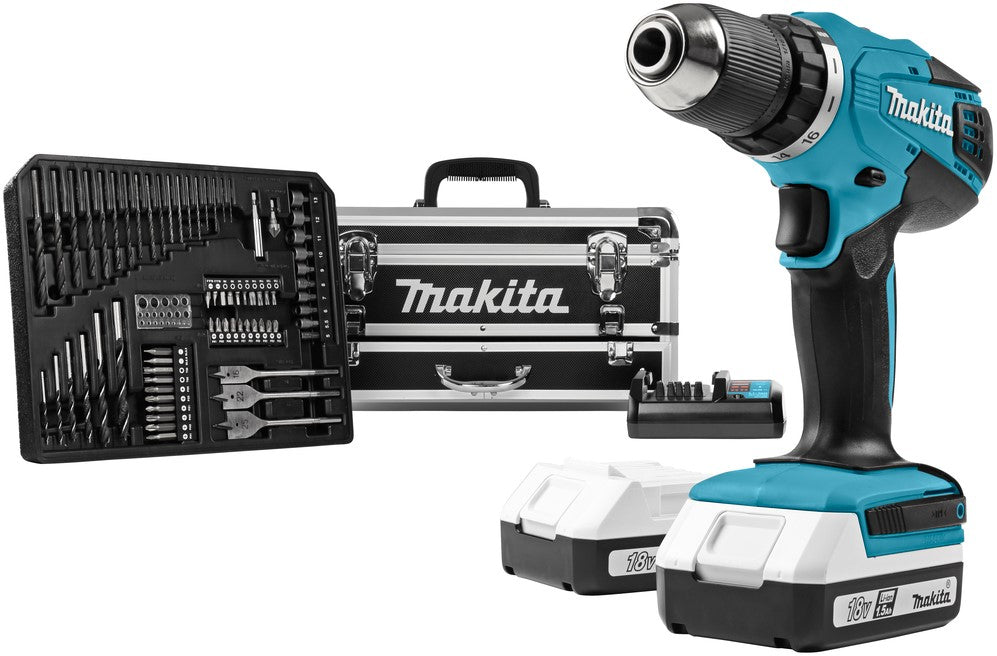Makita DF457DWEX2 18 V Boor-/schroefmachine in koffer
