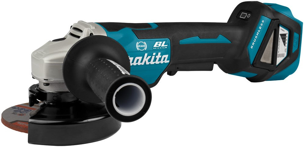 Makita DGA518ZJU 18 V Haakse slijper 125 mm Losse Body in Mbox