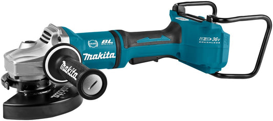 Makita DGA701ZKU1 2x18 V Haakse slijper 180 mm Losse Body in Koffer