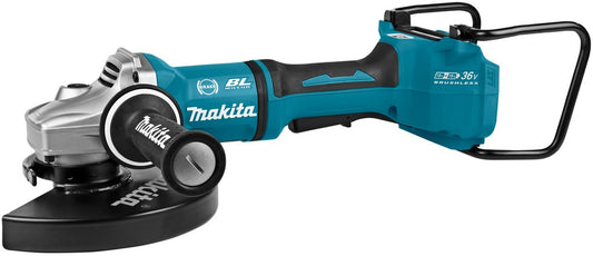 Makita DGA901ZKU1 2x18 V Haakse slijper 230 mm Losse Body in Koffer