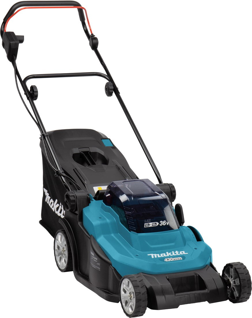 Makita DLM432PT2 Akku-Rasenmäher 2x18V 5.0Ah 43cm