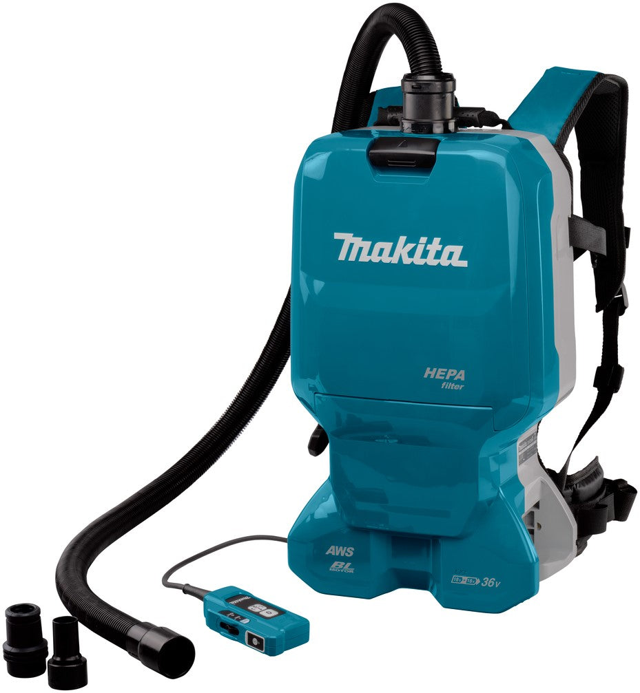 Makita DVC665ZU 2x18V Backpack Vacuum Cleaner Loose Body