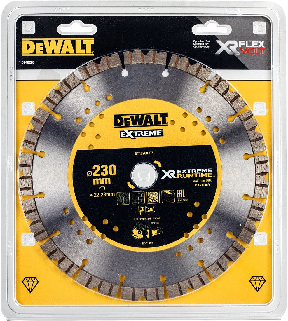 DT40260 Diamond saw blade 230x22mm
