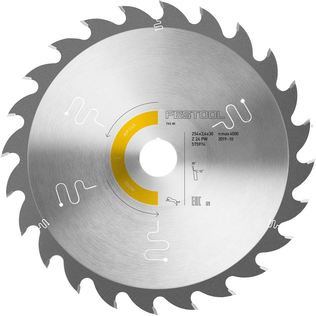 Festool Panther saw blade 254x2.4x30 PW24 575974