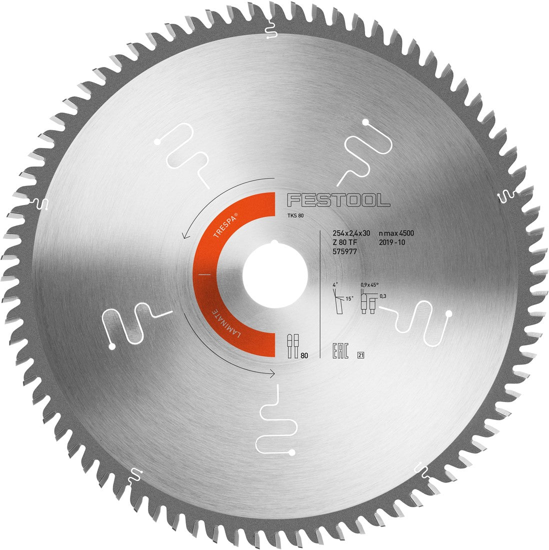 Festool Special saw blade 254x2.4x30 TF80 L 575977