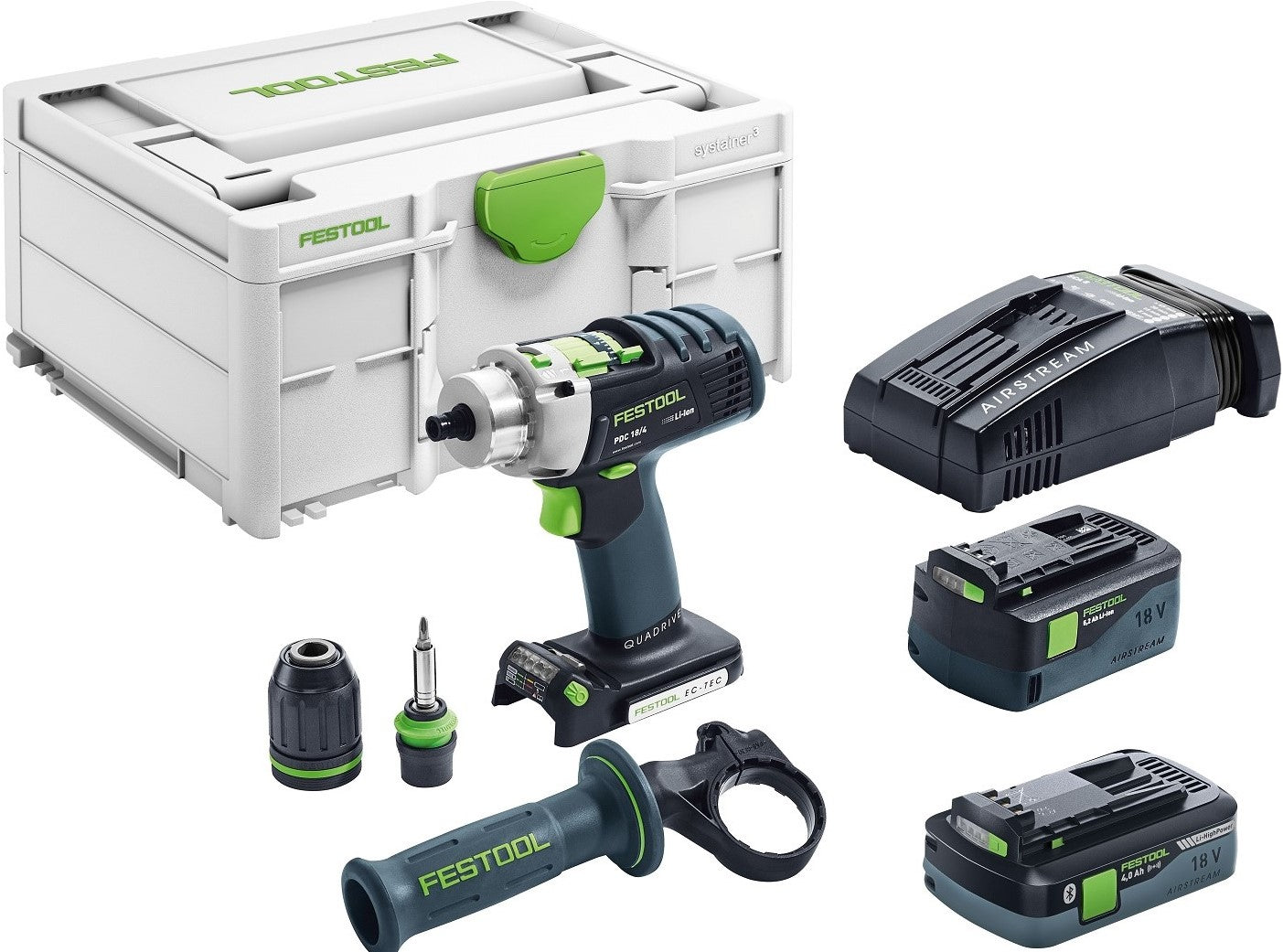 Festool PDC 18/4 5,2/4,0 I-Plus-SCA QUADRIVE Accu klopboormachine 576472