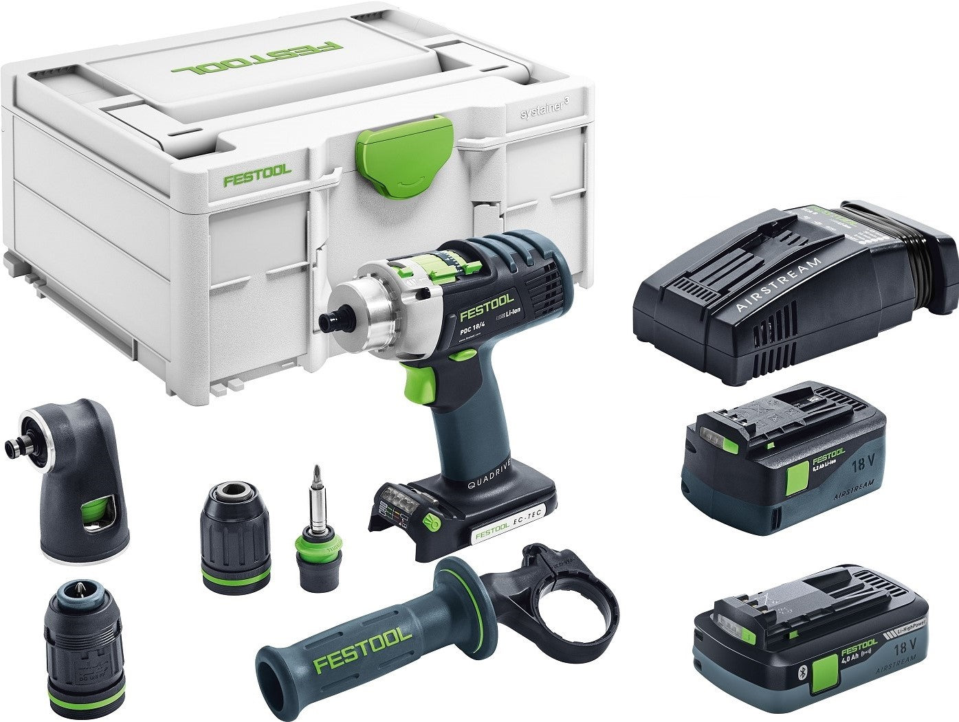 Festool Akku-Schlagbohrschrauber PDC 18/4 5,2/4,0 I-Set/XL-SCA QUADRIVE 576469