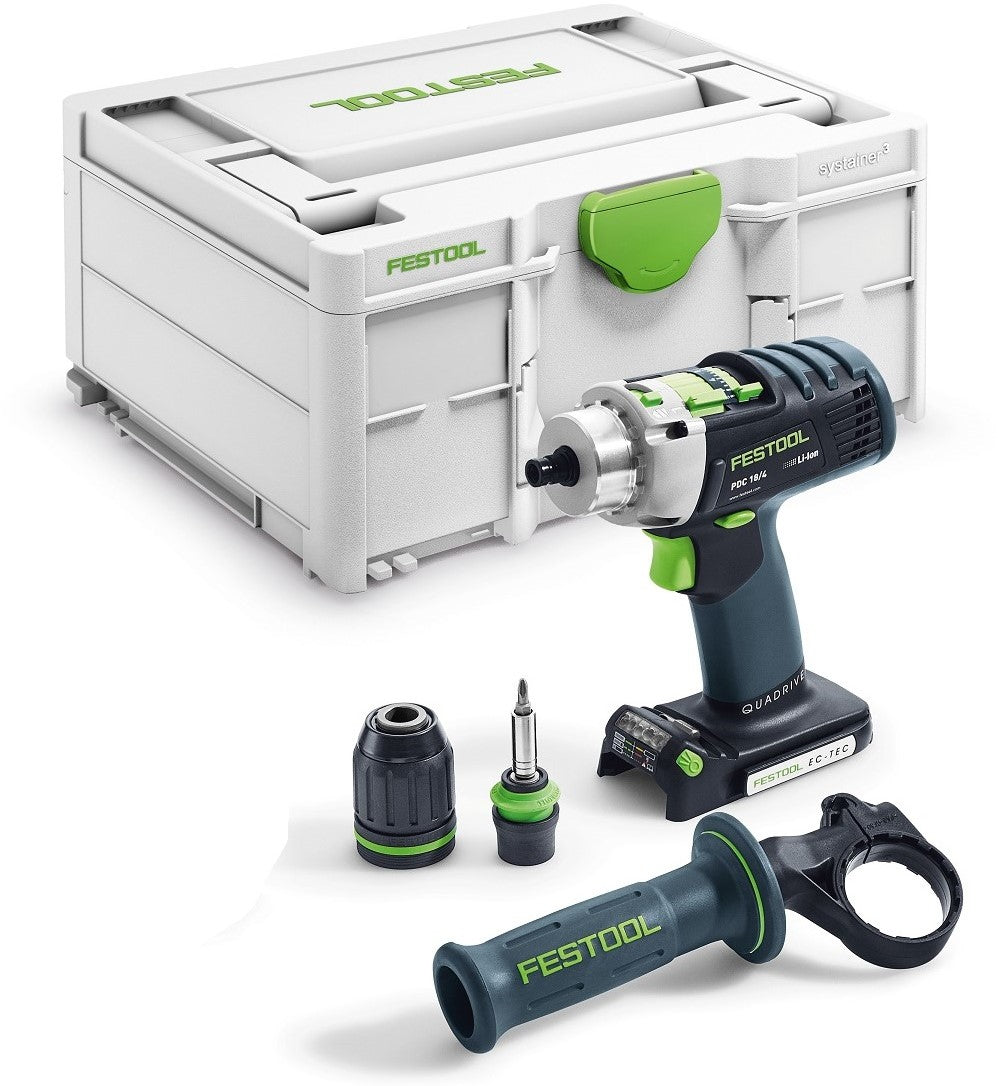 Festool PDC 18/4-Basic QUADRIVE Accu klopboormachine 576466