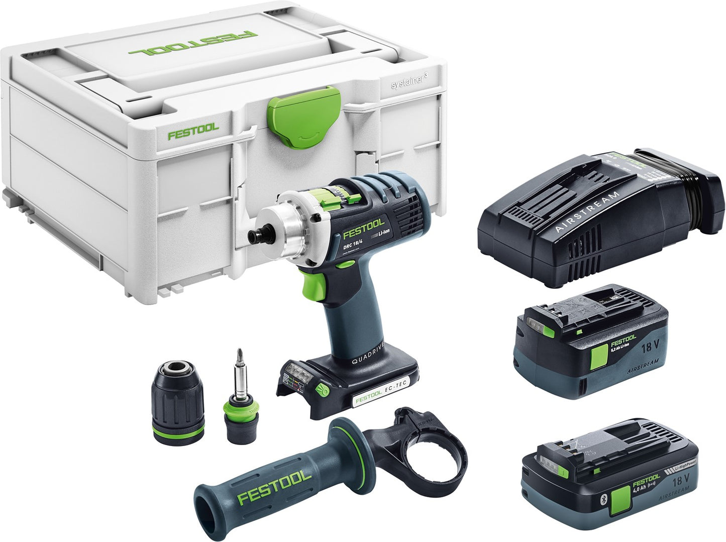 Festool DRC 18/4 5.2/4.0 I-Plus-SCA QUADRIVE Cordless Drill Driver 576463