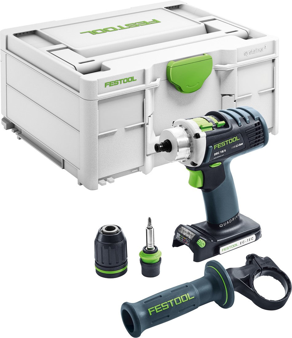 Festool DRC 18/4-Basic QUADRIVE Accu Schroefboormachine 576458