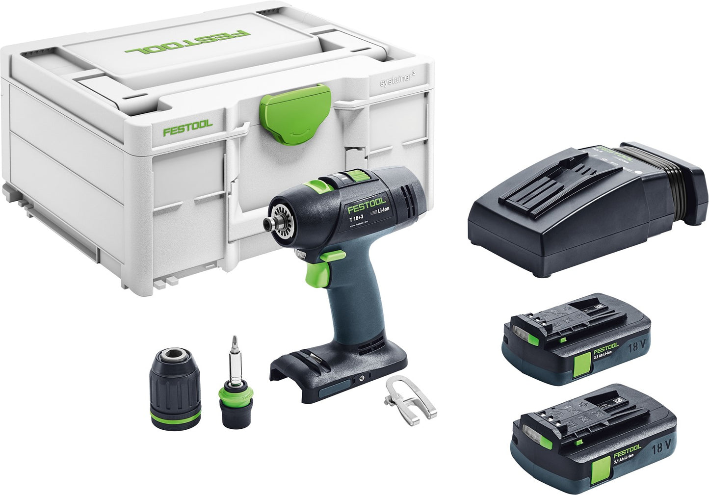 Festool T 18+3 C 3,1-Plus Accu Schroefboormachine 576449