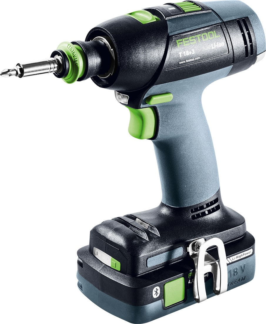 Festool T 18+3 HPC 4.0 I-Set Cordless Drill Driver 576455