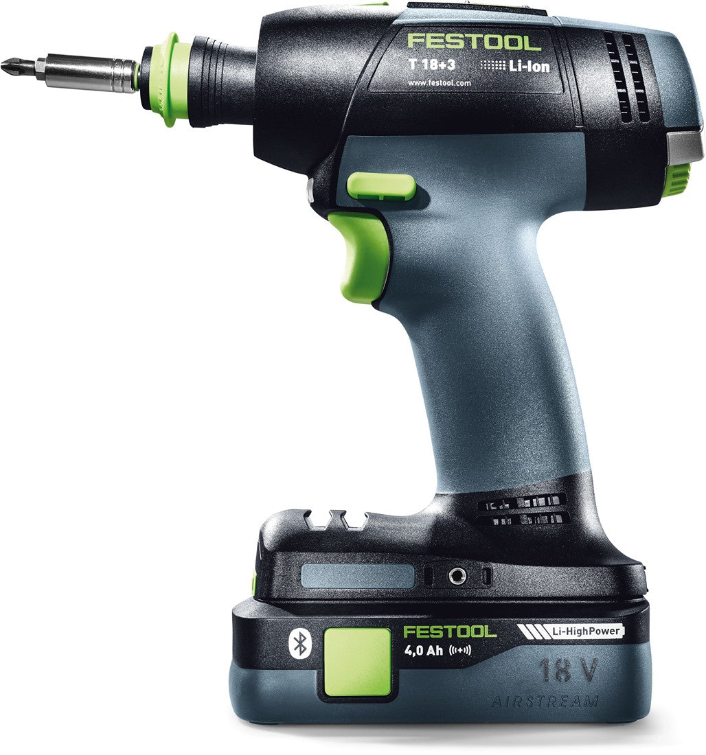 Festool T 18+3 HPC 4.0 I-Set Cordless Drill Driver 576455