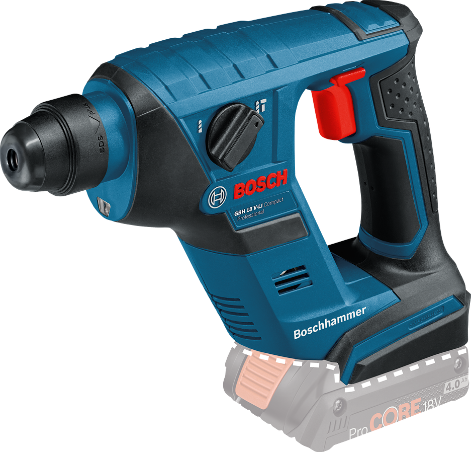 Bosch Professional GBH 18V-LI Compact Accu boorhamer 18V Losse Body - 0611905300