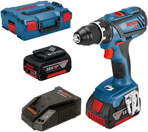 Bosch Professional GSR 18V-28 Akku-Bohrschrauber 18V 5,0Ah Li-Ion In L-Boxx - 06019H4101