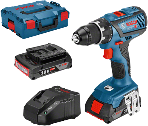 Bosch Professional GSR 18V-28 Cordless drill driver 18V 2.0Ah Li-Ion In L-Boxx - 06019H4102