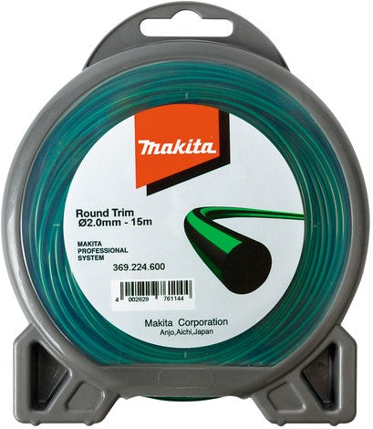 Makita 369224600 Maaidraad 2,0mm x 15m 'rond'