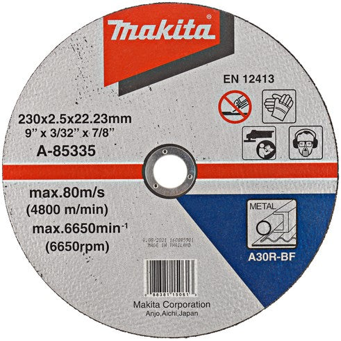 Makita A-85335 Trennscheibe 230x2,5x22,23mm Stahl
