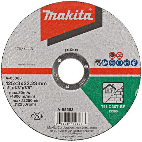 Makita A-85363 Trennscheibe 125x22,23x3,0mm Stein