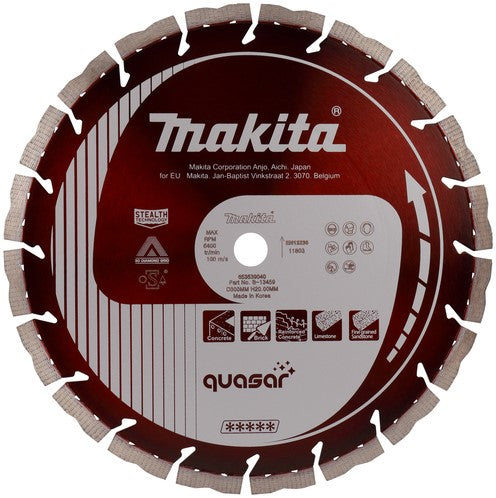 Makita B-13459 Diamantscheibe 300x20x3,0mm rot