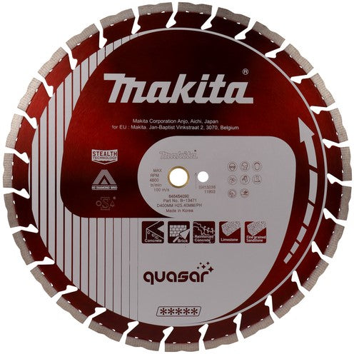 Makita B-13471 Diamantscheibe 400x25,4x3,0mm rot