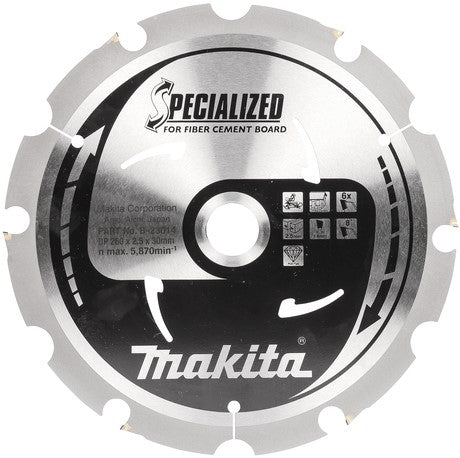 Makita B-23014 Sawb PCD 260x30x2.5 6T 8g
