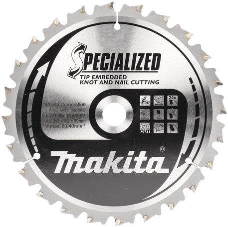 Makita B-40587 Sawb TipE 190x20x2,2 24T 5g