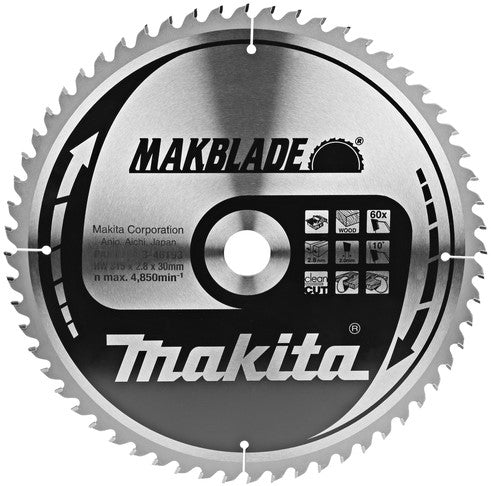 Makita B-46193 Saw blade wood 315x30x2.8 60T 10g
