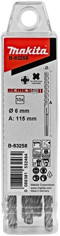 Makita B-63373 P4S:SDS-PLUS Bohrer 8x165mm 10St
