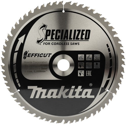 Makita B-67256 Säge Efficut 305x30x2.15 60T 10g
