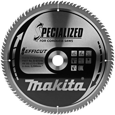 Makita B-67278 Säge Efficut 305x30x2,15 100T 10g