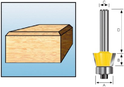 Makita D-10615 Anfasfräser + Lag 22gr S8