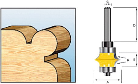 Makita D-11710 Bead proffr+lag R6.35 S8
