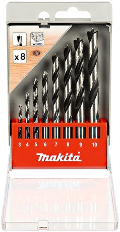 Makita D-57227 Holzspiralbohrer-Set 8-tlg