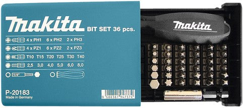 Makita P-2083 Schraubbit-Satz 38-tlg