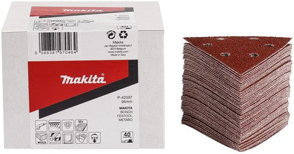 Makita P-42678 Schleifblatt 3-k K320 rot v.
