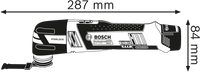 Bosch Professional GOP 12V-28 Accu Multitool 12V 3,0Ah Li-Ion In L-Boxx - 06018B5006