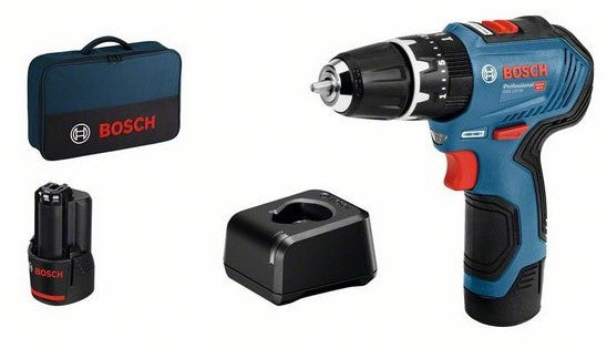 Bosch Professional GSB 12V-30 Akku-Schlagbohrschrauber 12V 2.0Ah Li-Ion - 06019G9104