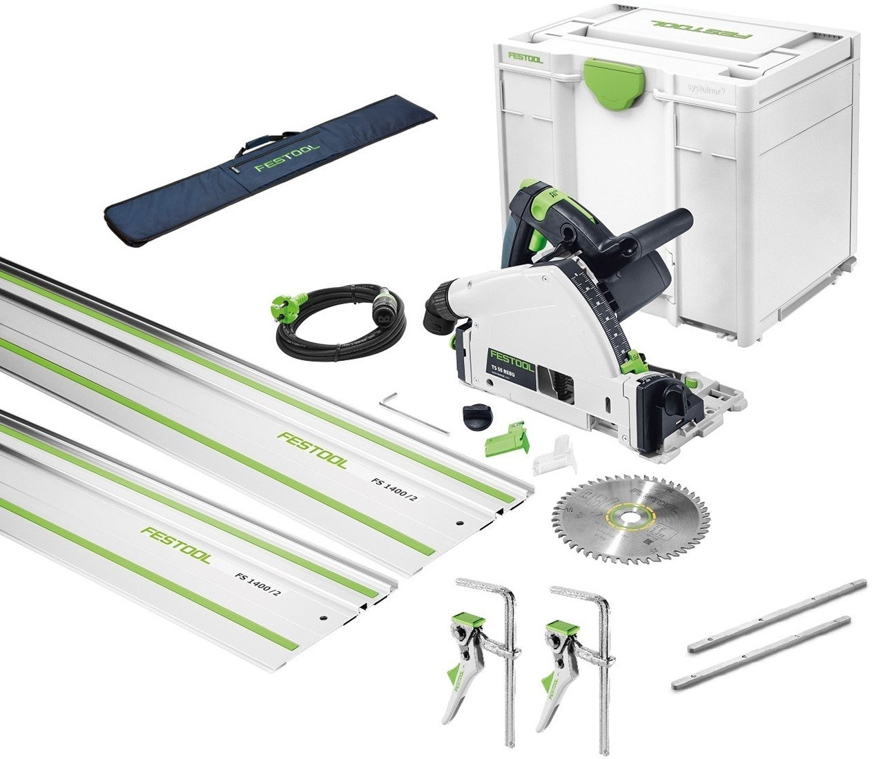 Festool TS 55 CAMP-Set XXL-FS-HZ-BAG Invalcirkelzaag 575963
