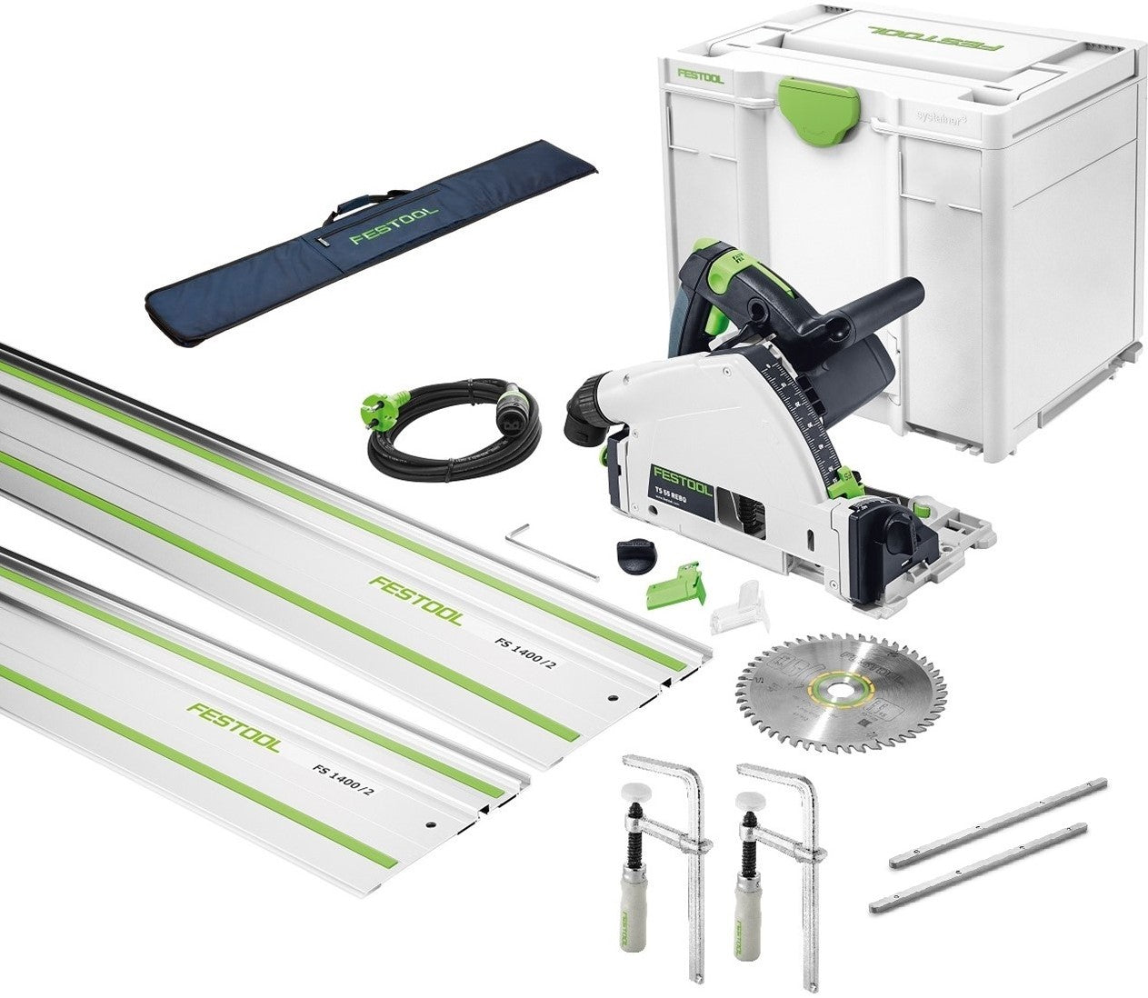 Festool TS 55 CAMP-Set XXL-FSZ-BAG Invalcirkelzaag 575964