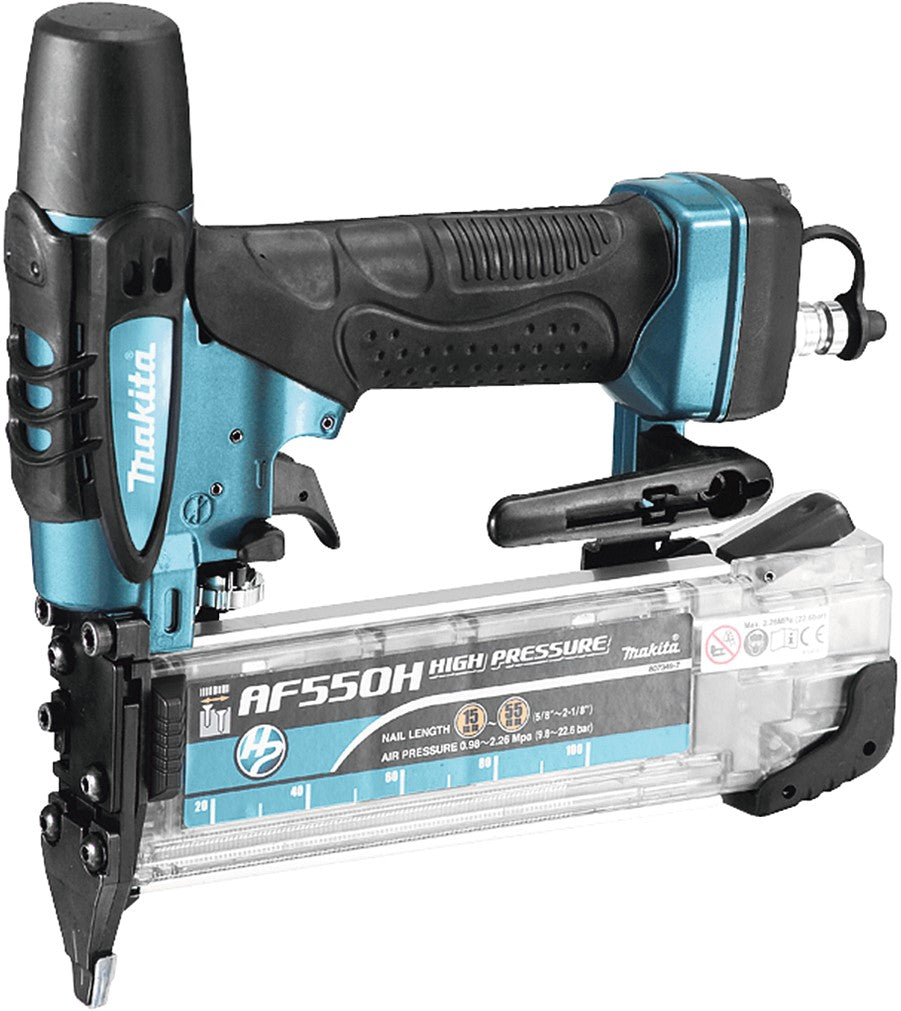 Makita AF550H 22 bar HP brad tacker in case