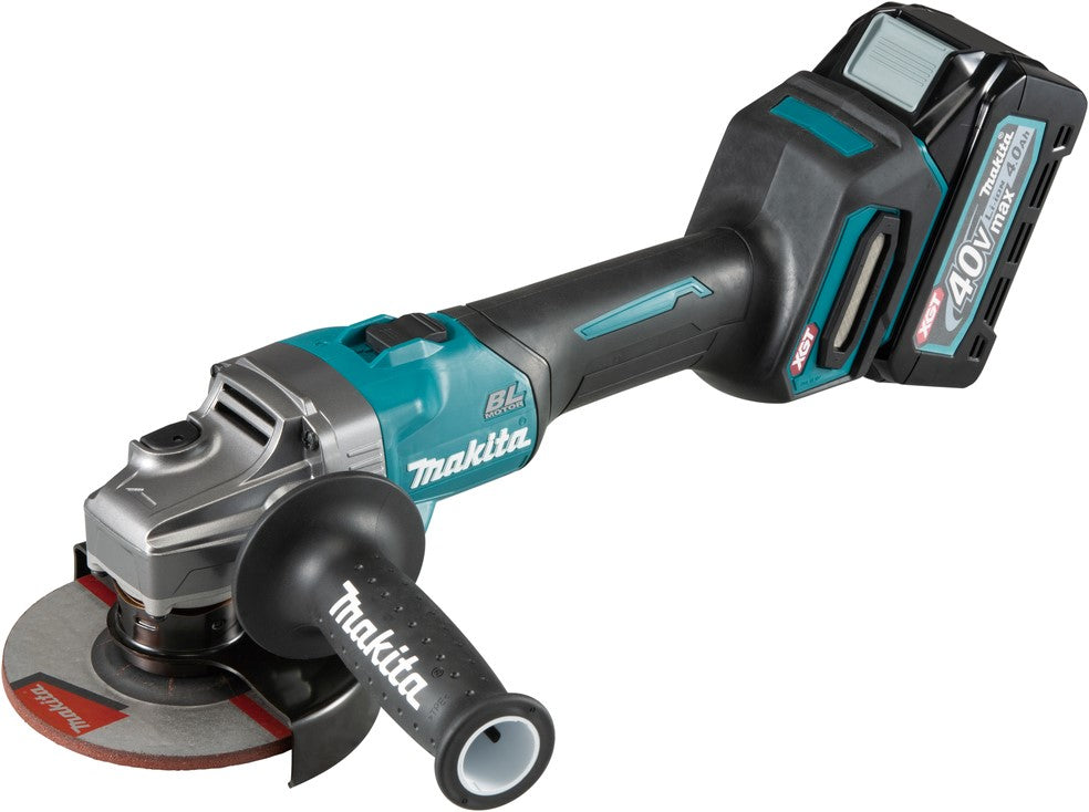 Makita GA008GM201 Accu Haakse slijper 125mm 40V Max 4.0Ah Li-Ion in Mbox