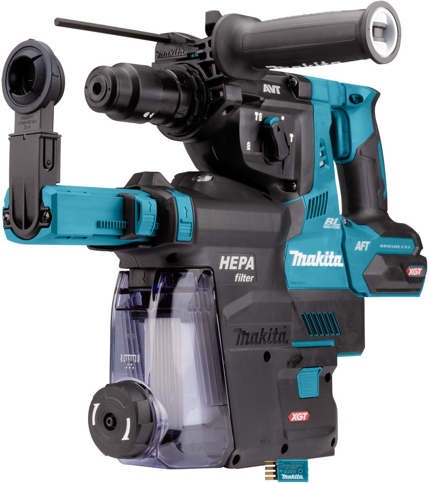 Makita HR002GZ05 Combihamer 40V Max AWS Losse Body + Stofafzuigunit