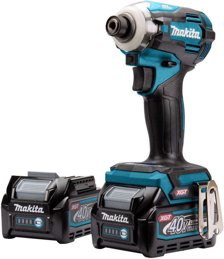 Makita TD001GD201 Cordless Impact Driver 40V Max 2.5Ah Li-Ion in Mbox