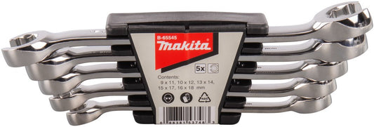 Makita B-65545 Ringschlüssel-Satz offen 5-tlg
