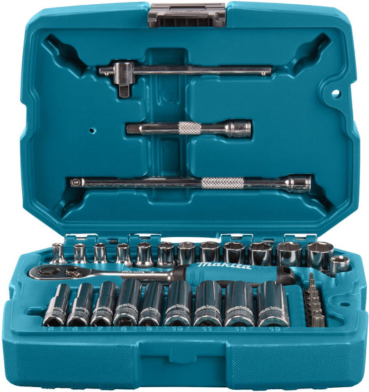 Makita B-65567 Steckschlüssel-Satz 1/4" UK 34-tlg