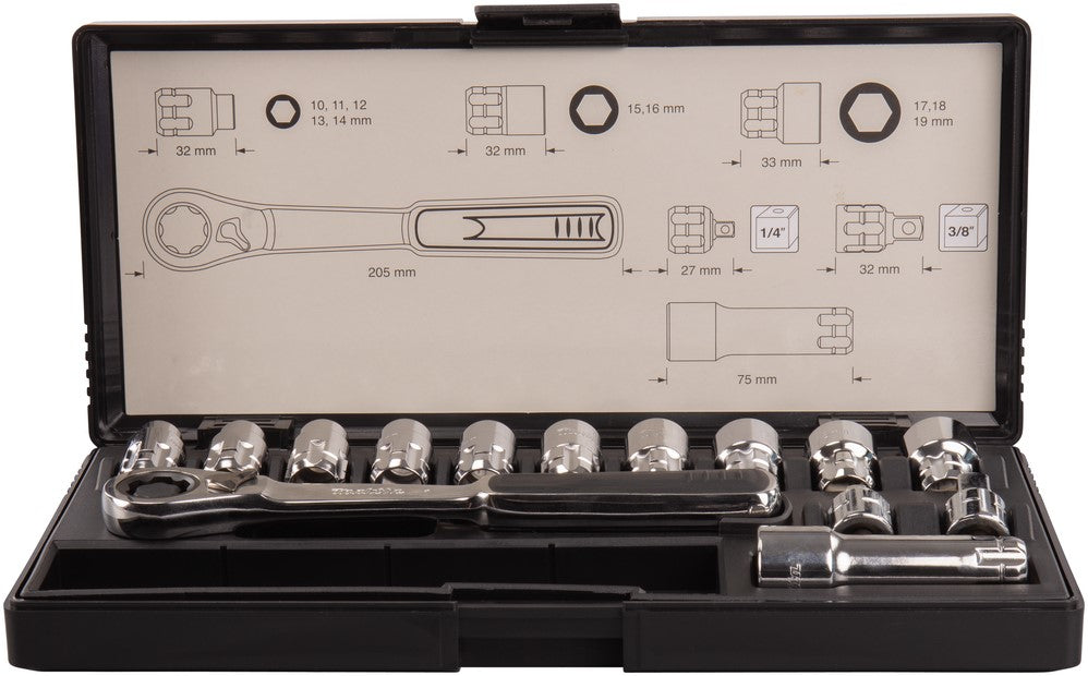 Makita B-65595 Doppenset 6-G 14-delig